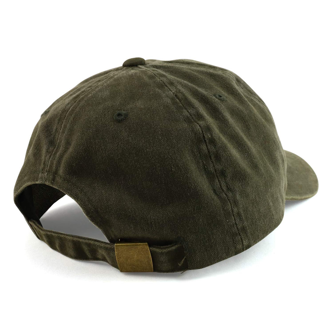 Trendy Apparel Shop Oversize XXL Pigment Dyed Washed Cotton Baseball Cap