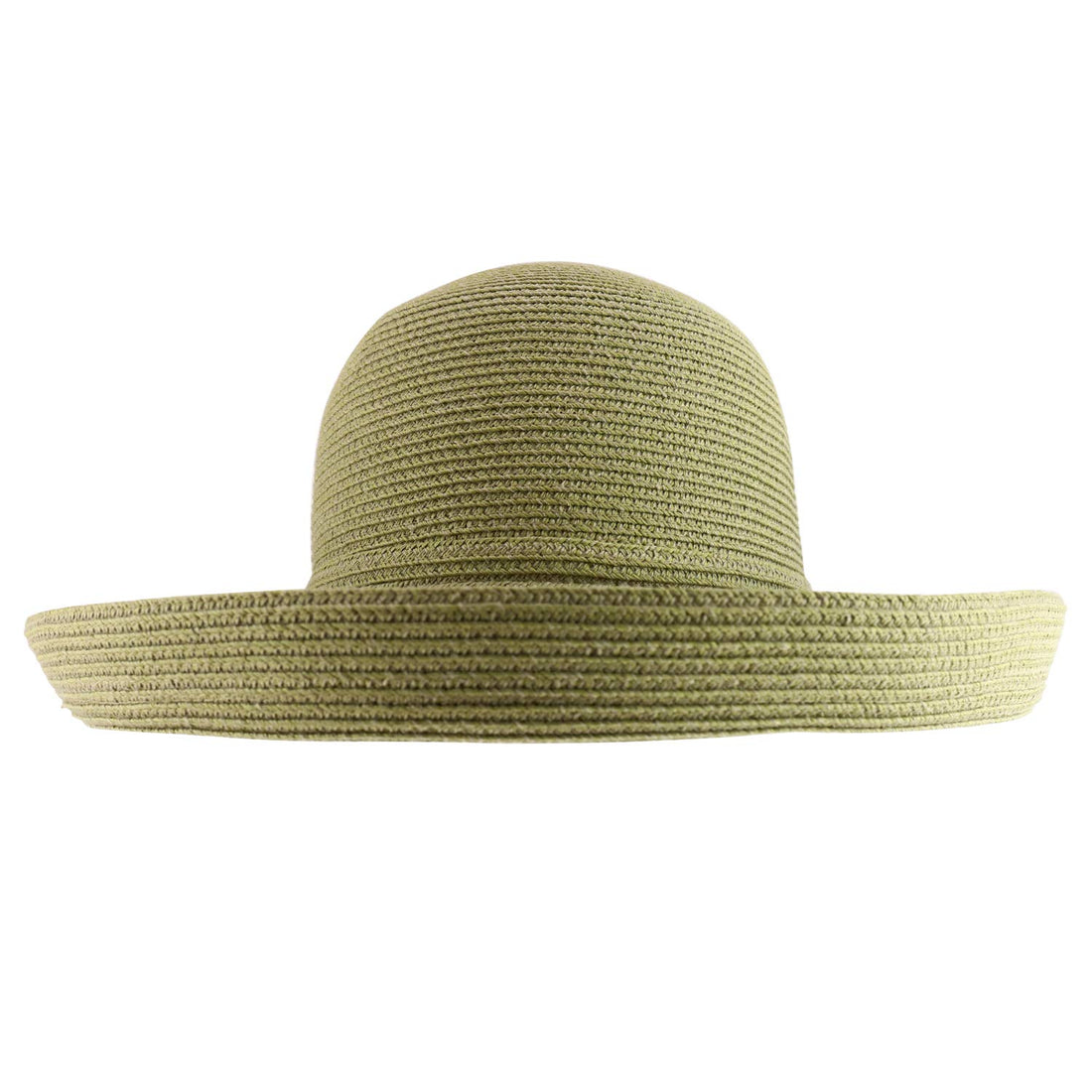 Trendy Apparel Shop Women's UPF 50+ Soft Paper Braid Large Kettle Brim Sun Hat
