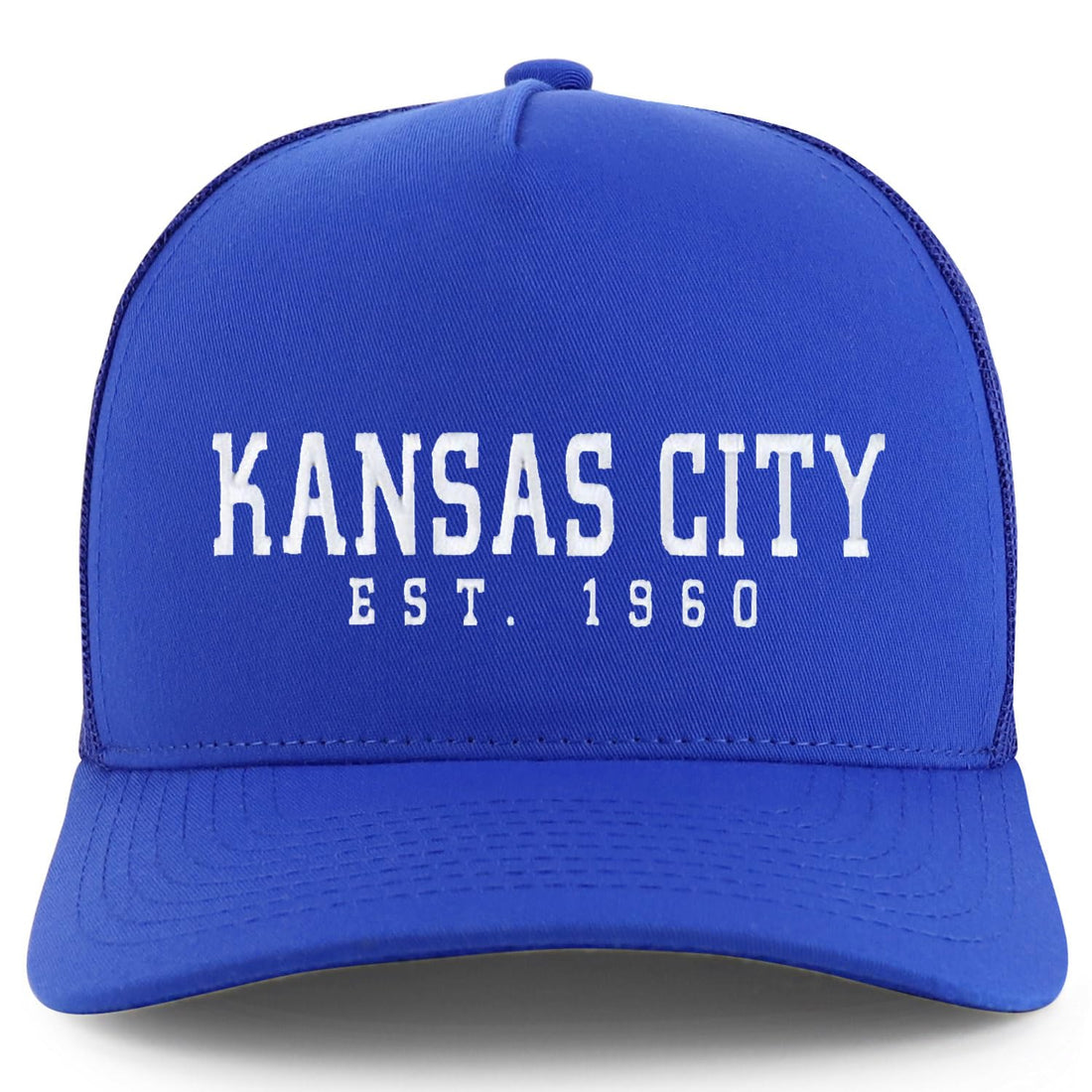 Trendy Apparel Shop KansasCity Est.1960 Embroidered 5 Panel Snapback Trucker Cap