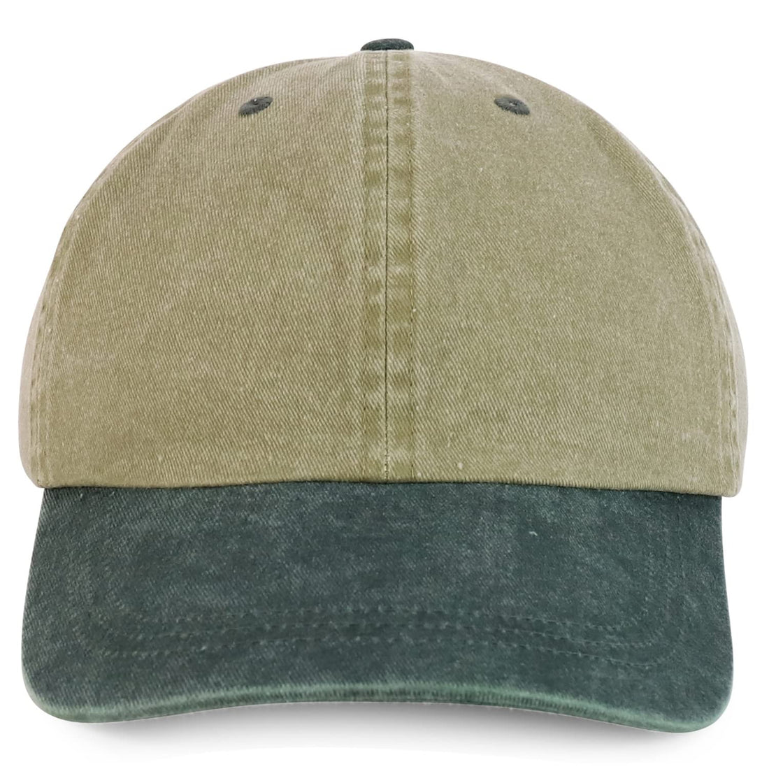 Trendy Apparel Shop Oversize XXL Pigment Dyed Washed Cotton Baseball Cap