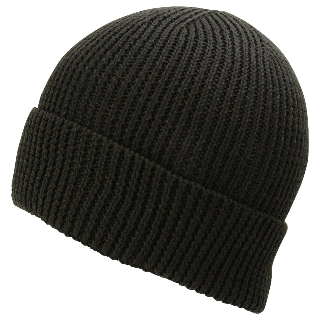 Trendy Apparel Shop Stretchy Cotton Knitted Cuff Beanie Hat