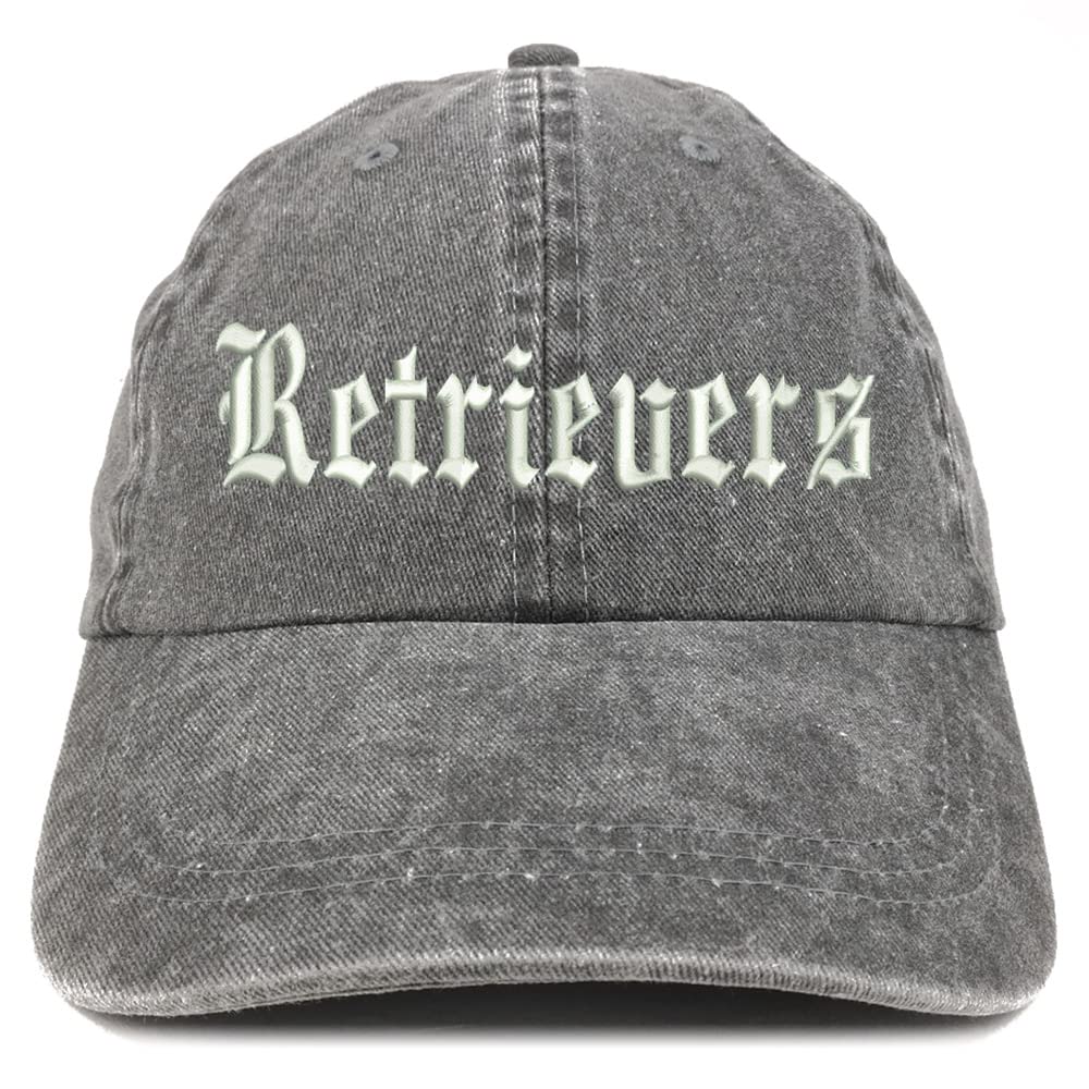 Trendy Apparel Shop Old English Retrivers Washed Pigment Dyed Baseball Cap