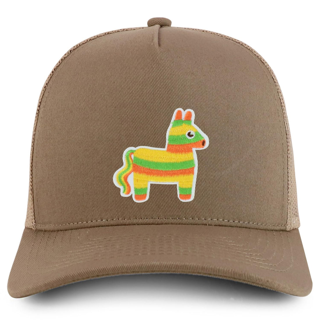 Trendy Apparel Shop Mexican Fiesta Pinata Donkey Embroidered Patch Trucker Cap