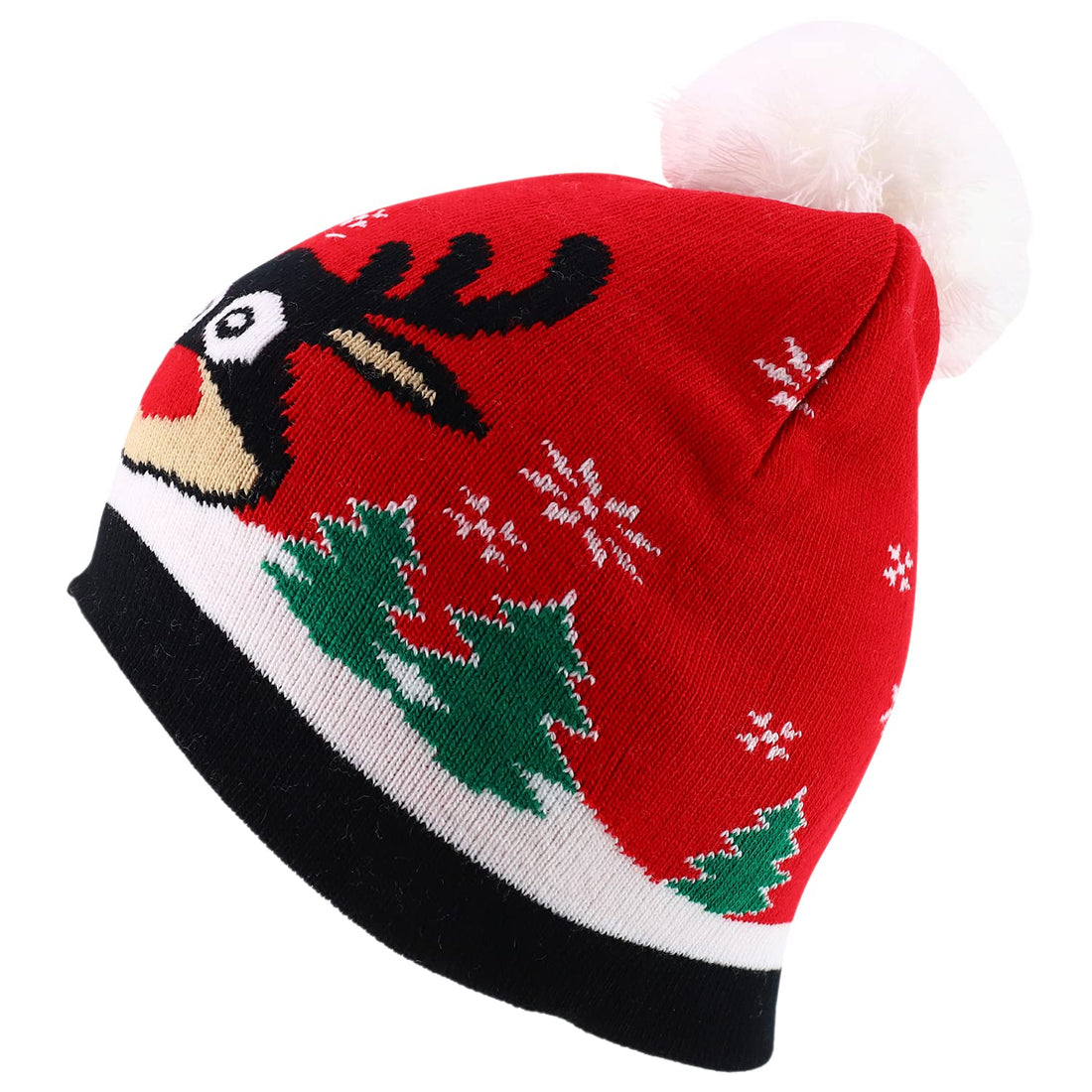 Trendy Apparel Shop 10 Styles Christmas Winter Short Beanies with Pompom
