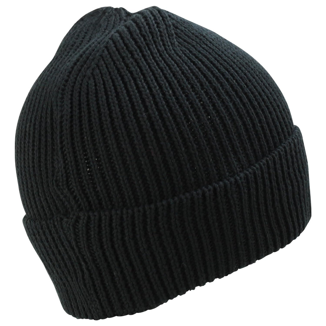 Trendy Apparel Shop Stretchy Cotton Knitted Cuff Beanie Hat