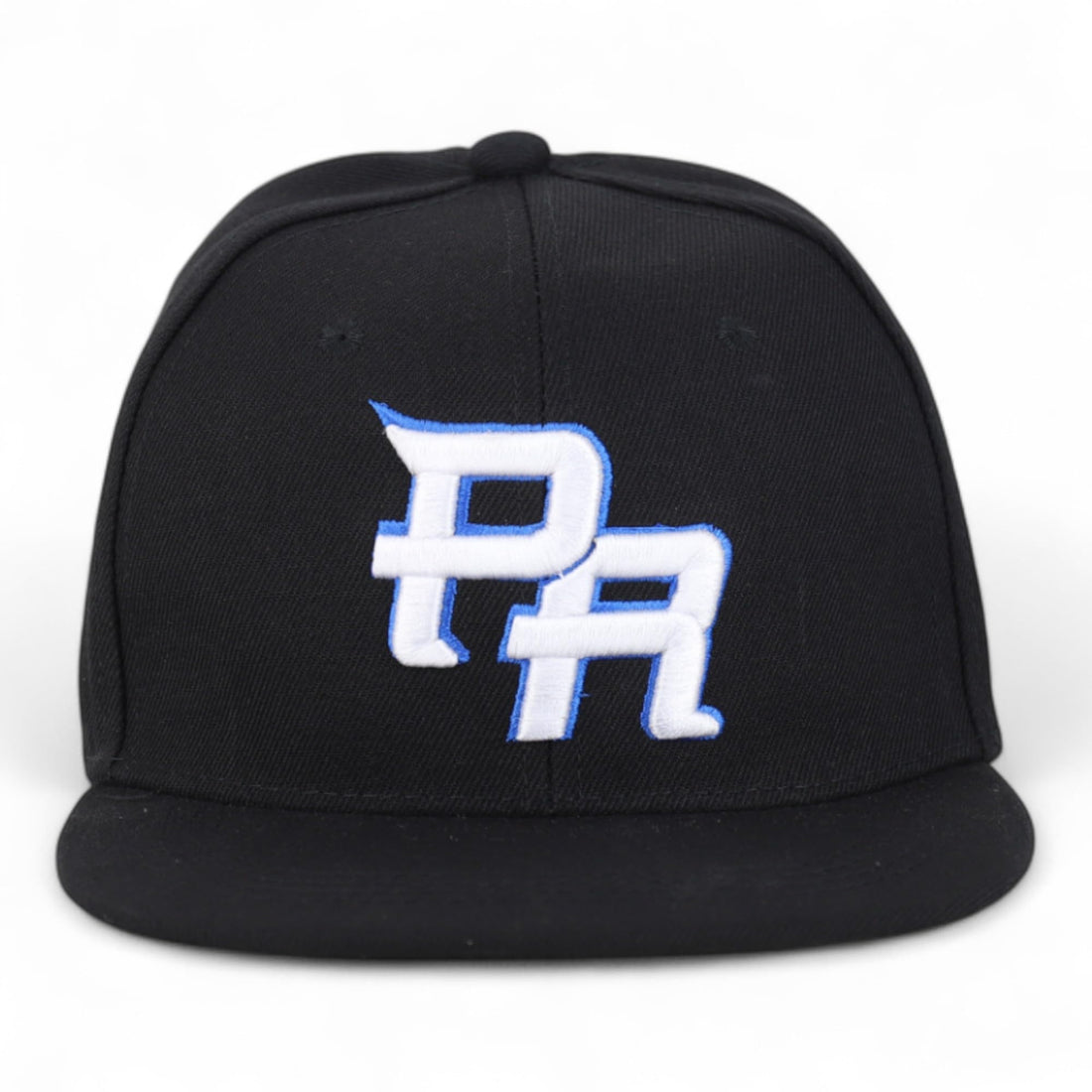 Trendy Apparel Shop Puerto Rico Embroidered Round Flat Bill Snapback Cap