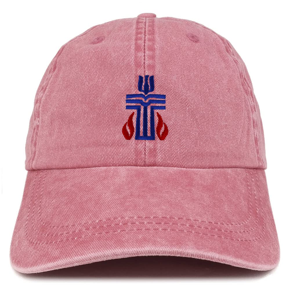Trendy Apparel Shop Presbyterian Church Embroidered Pigment Dyed Washed Baseball Cap