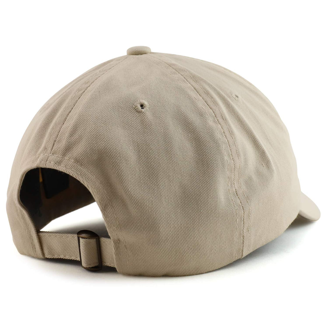 Trendy Apparel Shop Oversize XXL Plain Unstructured Soft Crown Cotton Dad Hat