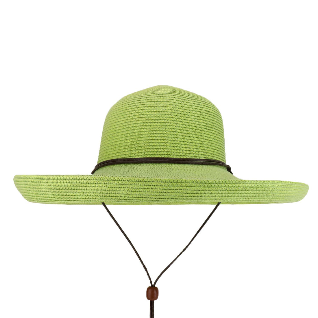 Trendy Apparel Shop UPF 50+ 4 Inch Kettle Brim Paper Braid Sun Hat with Cord