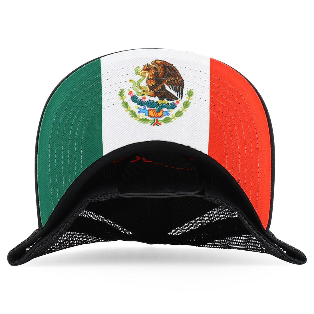 Trendy Apparel Shop Flag of Mexico State 5 Panel Mesh Back Snapback Cap