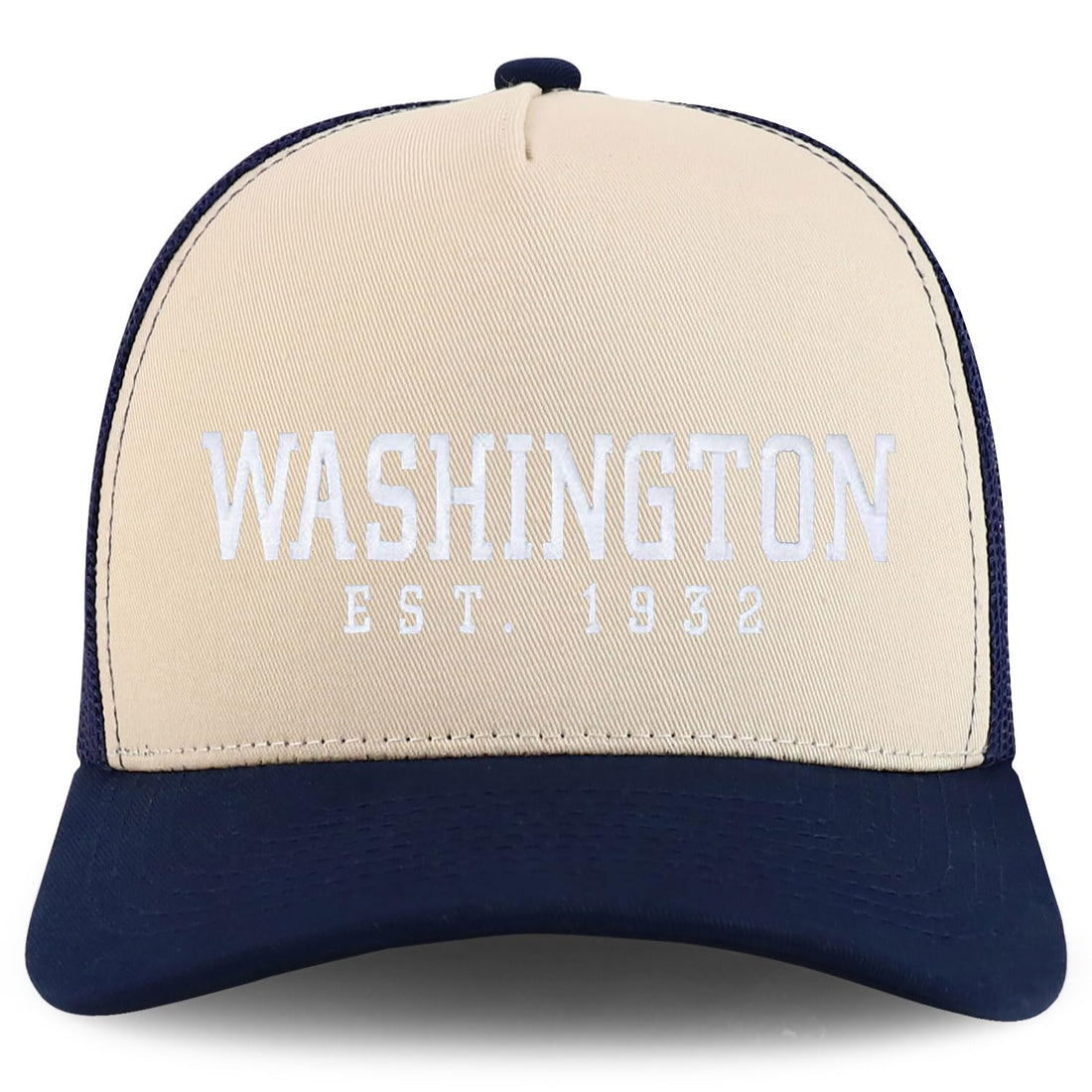 Trendy Apparel Shop Washington Est.1932 Embroidered 5 Panel Snapback Trucker Cap