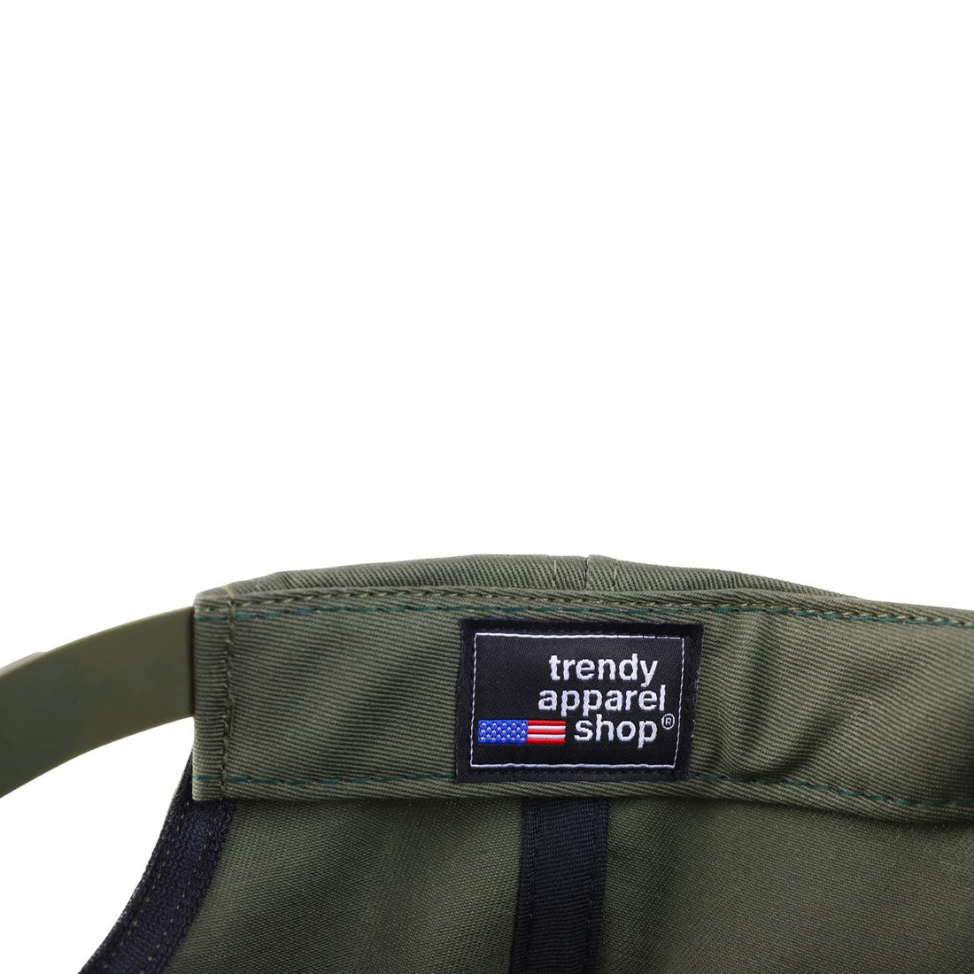 Trendy Apparel Shop Made in USA Structured 6 Panel Flatbill Snapback Cap
