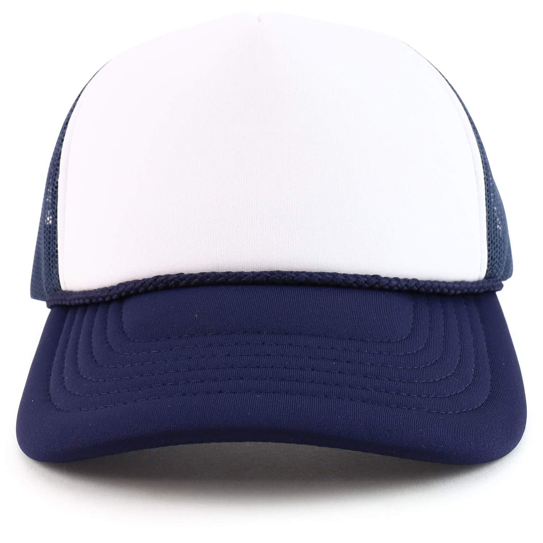 Trendy Apparel Shop XXL Oversized 5 Panel Foam Mesh Back Trucker Cap