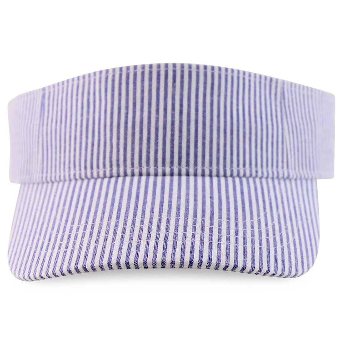 Trendy Apparel Shop Lightweight Cotton Seersucker Visor Cap