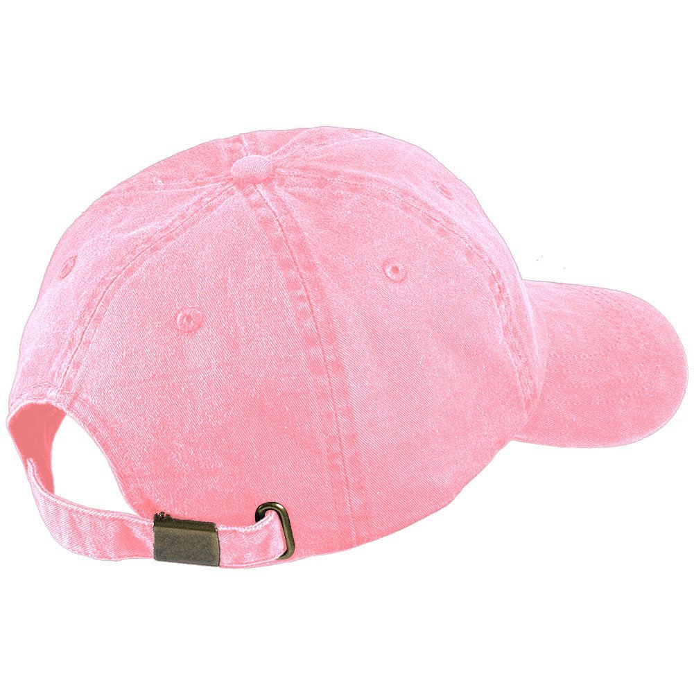 Trendy Apparel Shop Rottweiler Embroidered Dog Theme Low Profile Dad Hat Cotton Cap - Pink
