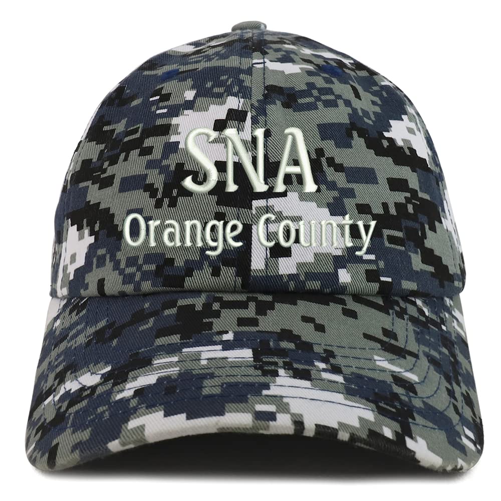 Trendy Apparel Shop SNA Orange County Low Profile Soft Cotton Baseball Cap