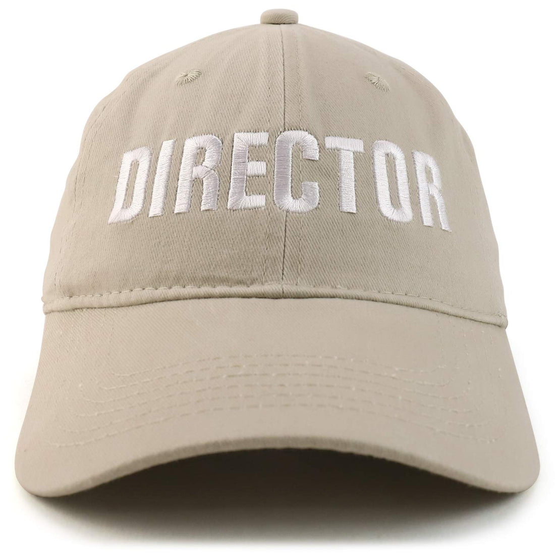 Trendy Apparel Shop Director Embroidered Soft Cotton Low Profile Dad Hat Baseball Cap