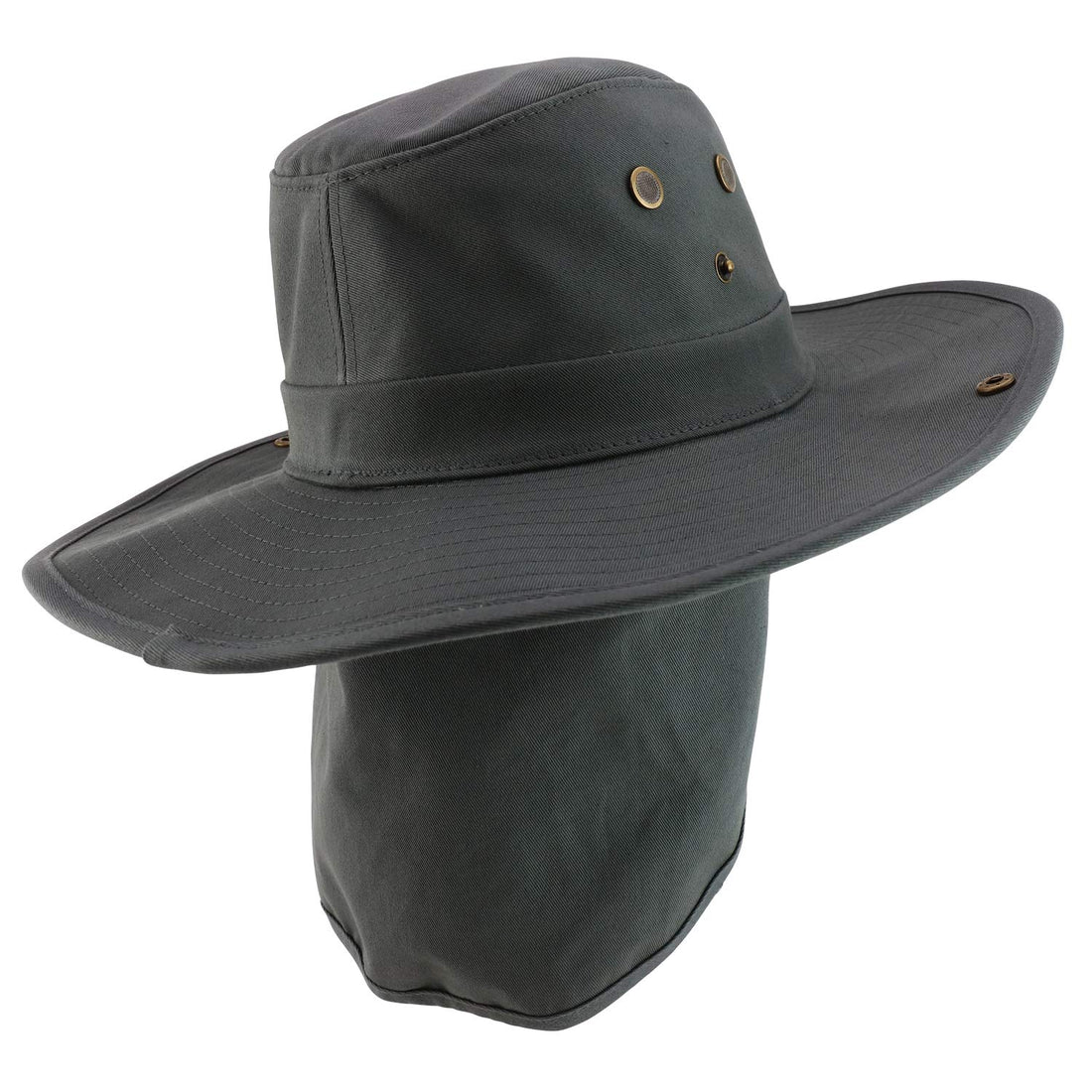 Trendy Apparel Shop XXL Oversize Cowboy Style Cap with Neck Flap