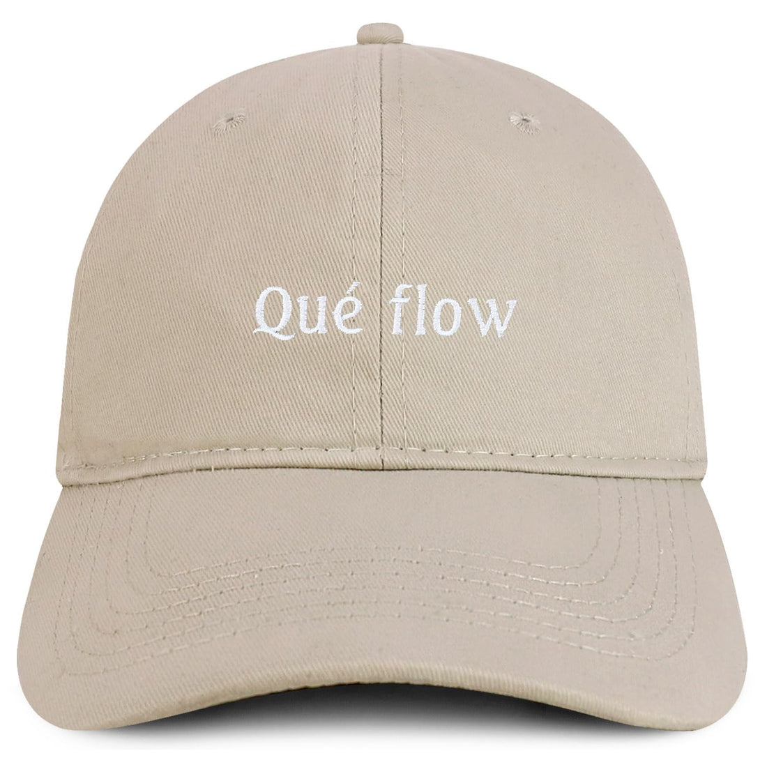 Trendy Apparel Shop Que Flow Embroidered Cotton Low Profile Dad Hat