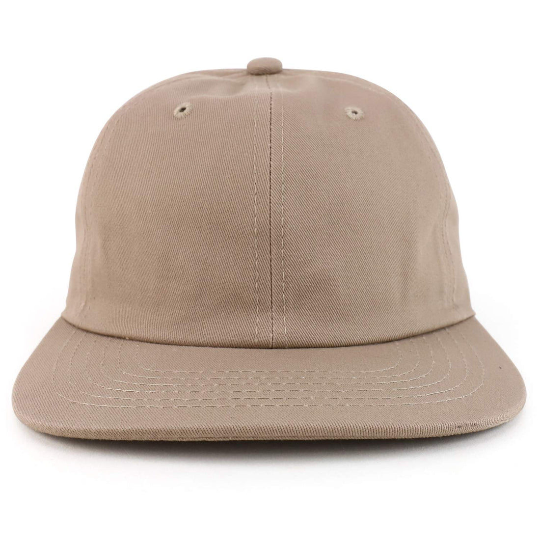 Trendy Apparel Shop Plain Casual Solid Color Low Profile Cotton Snapback Cap