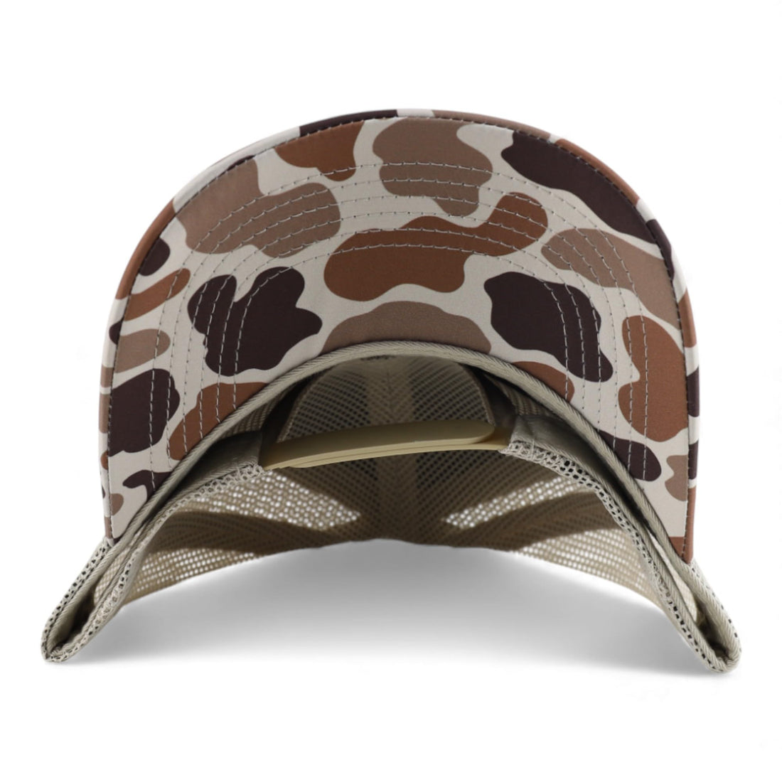 Trendy Apparel Shop 5 Panel Structured Crown Curved Bill Trucker Cap