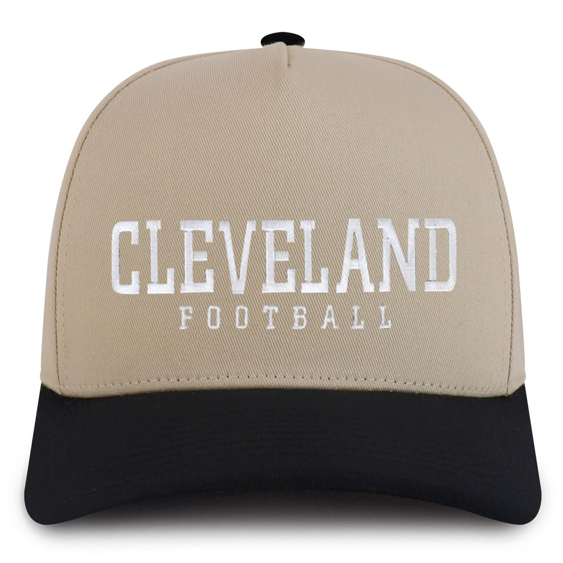 Trendy Apparel Shop Cleverland Embroidered 5 Panel Structured Baseball Cap