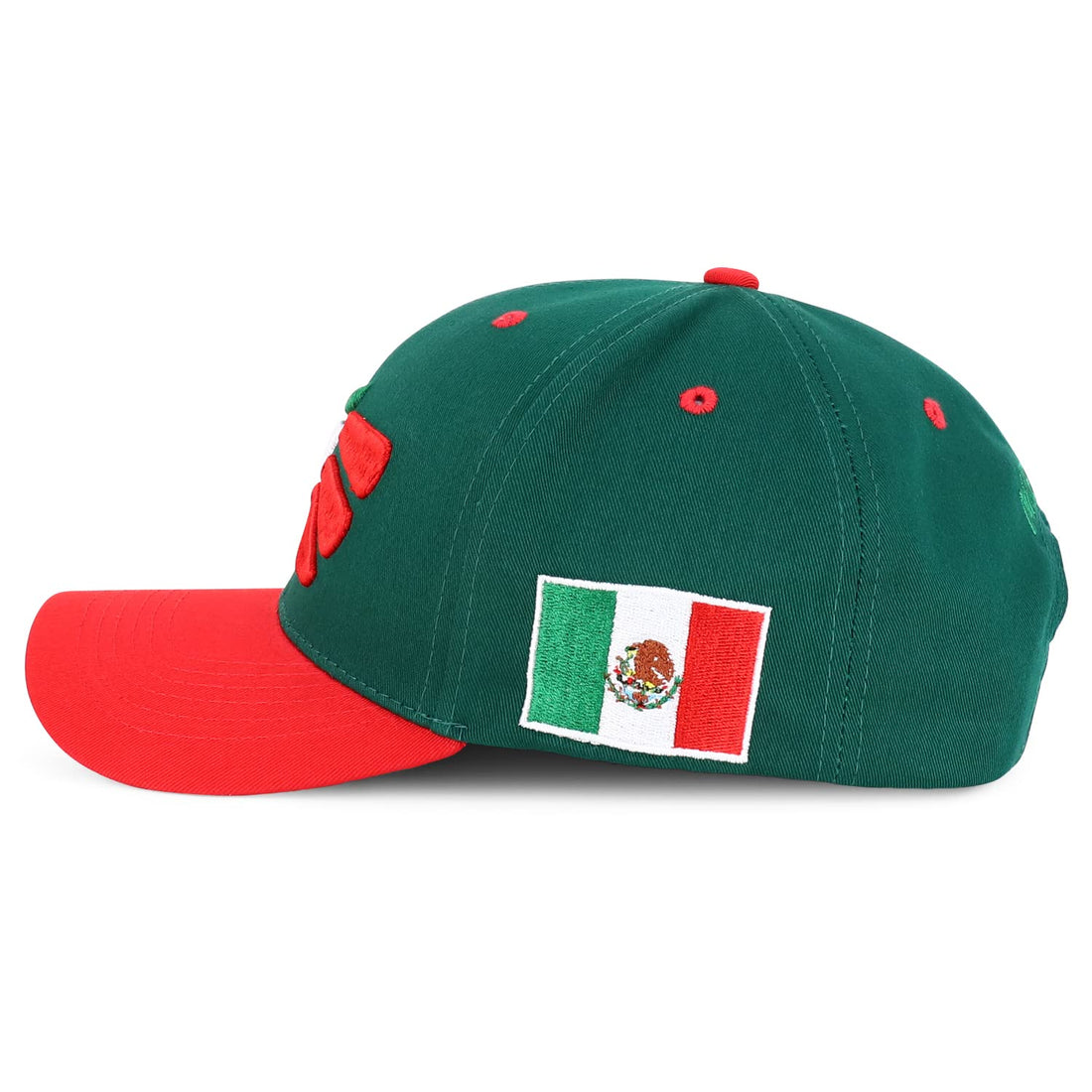 Trendy Apparel Shop XXL Hecho En Mexico Eagle 3D Embroidered Structured Baseball Cap