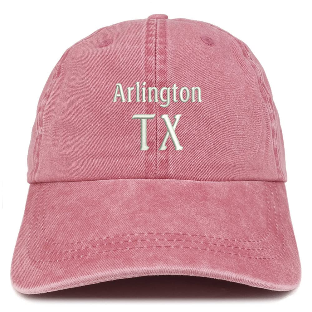 Trendy Apparel Shop Arlington TX Embroidered Pigment Dyed Washed Baseball Cap