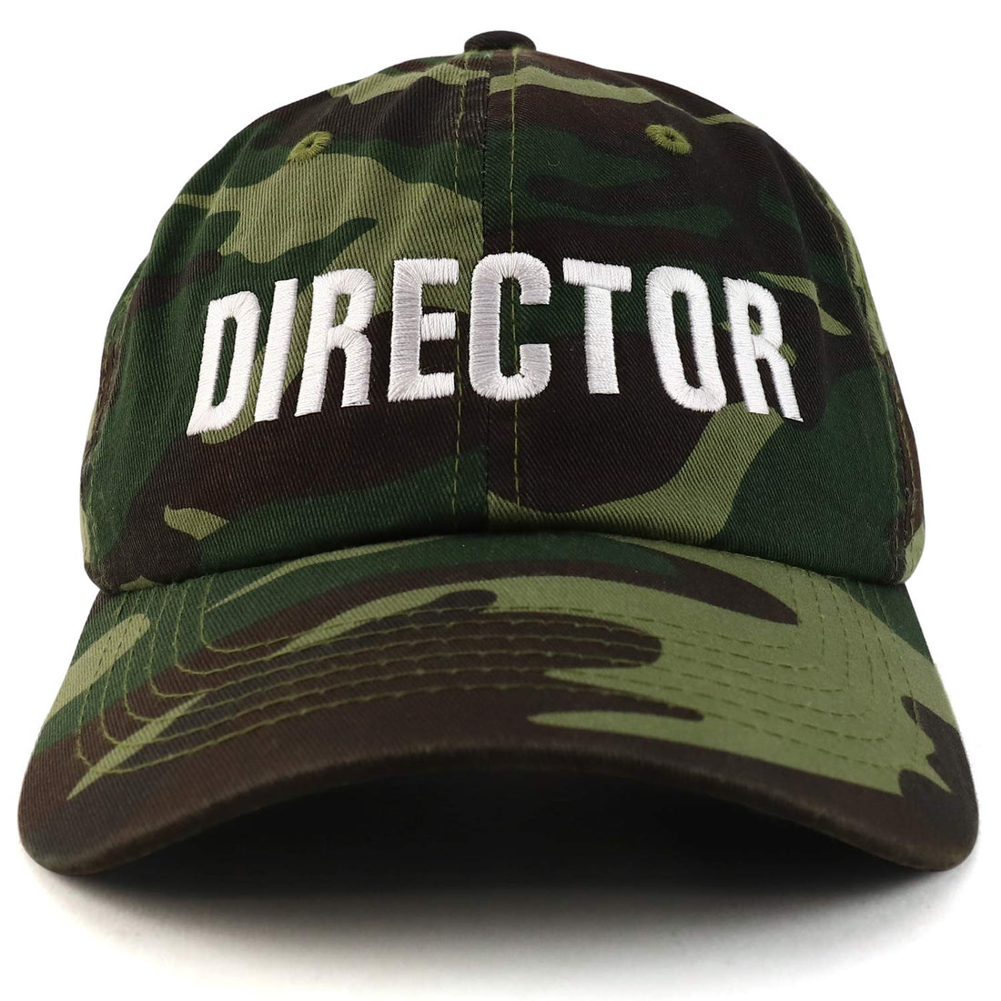 Trendy Apparel Shop Director Embroidered Soft Cotton Low Profile Dad Hat Baseball Cap