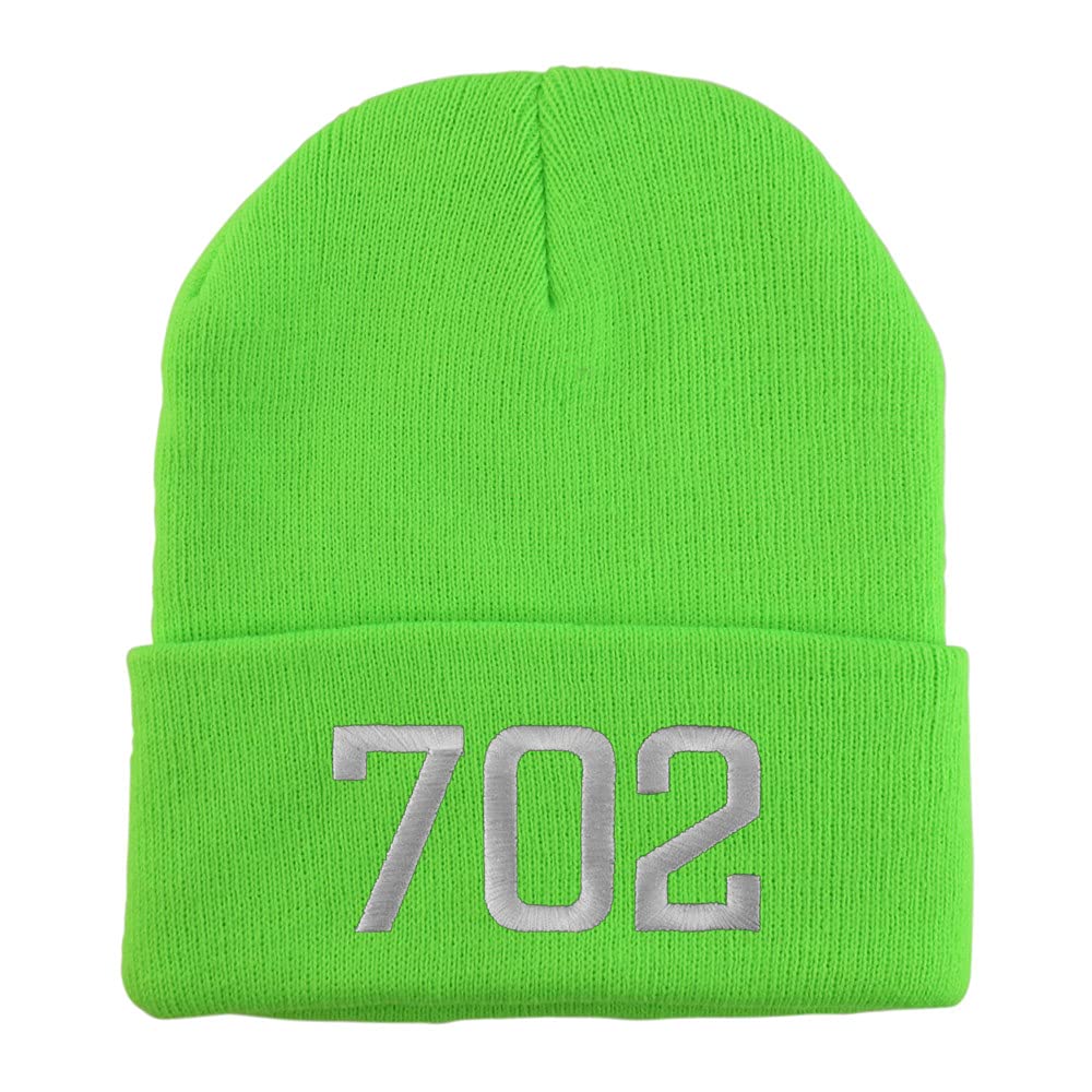 Trendy Apparel Shop Las Vegas 702 Old English Embroidered Long Cuff Beanie