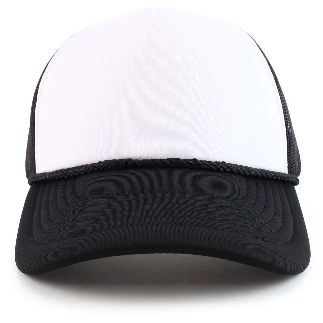 Trendy Apparel Shop XXL Oversized 5 Panel Foam Mesh Back Trucker Cap