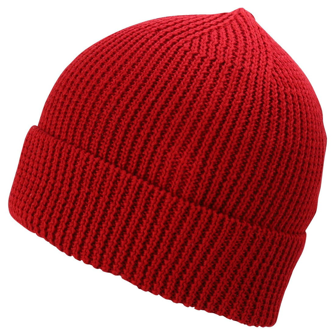 Trendy Apparel Shop Stretchy Cotton Knitted Cuff Beanie Hat