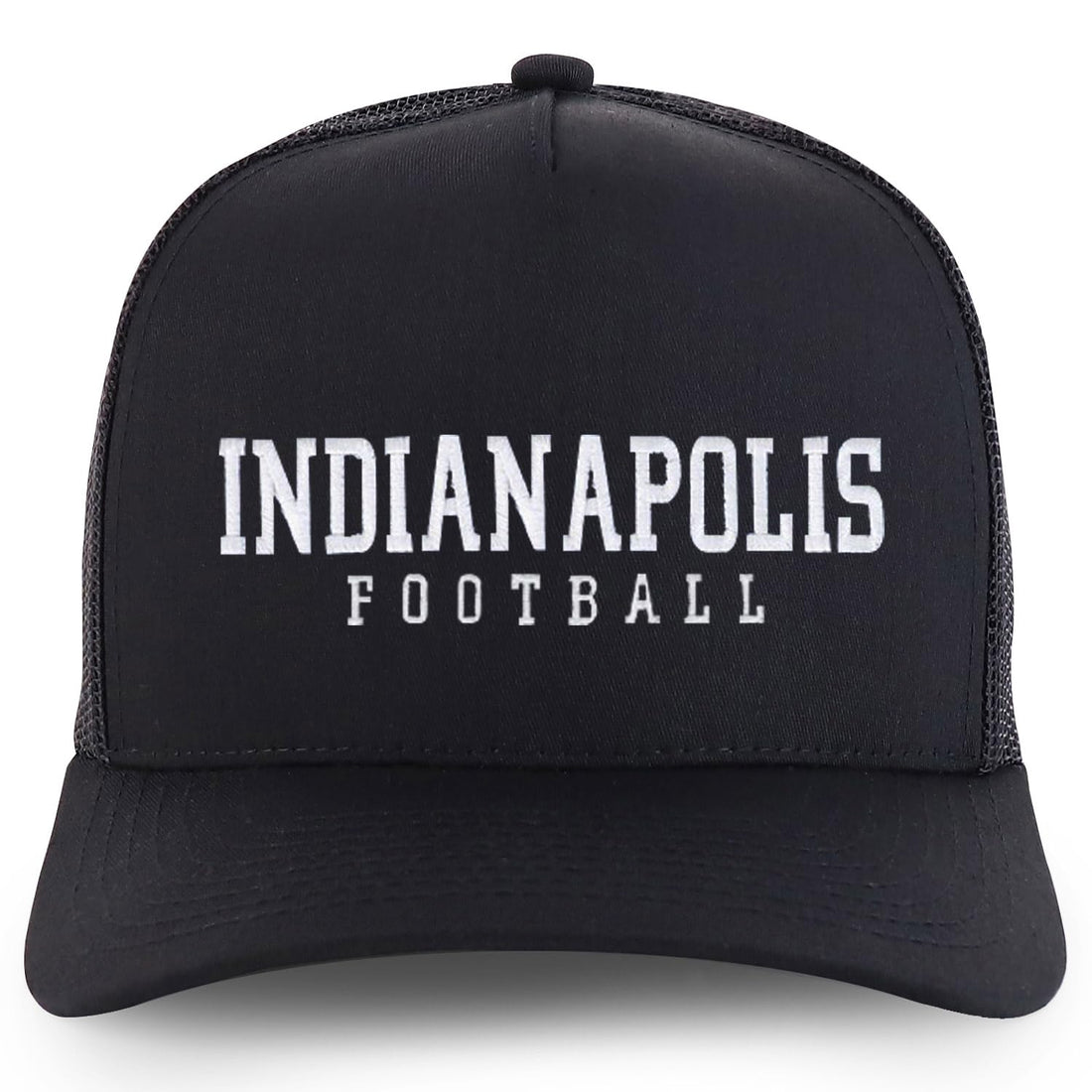 Trendy Apparel Shop Indianapolis Embroidered 5 Panel Snapback Trucker Cap