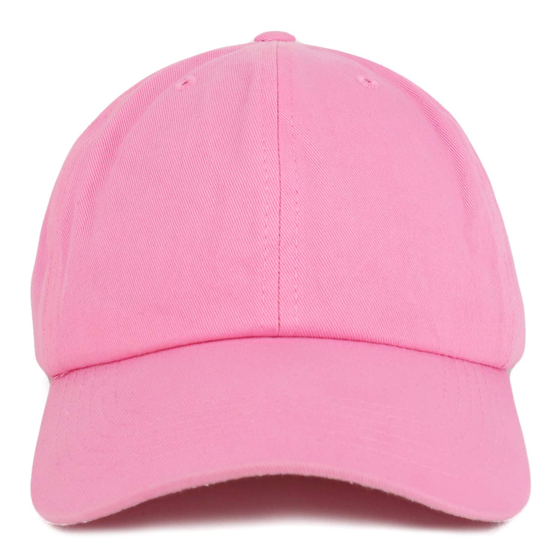 Trendy Apparel Shop Oversize XXL Plain Unstructured Soft Crown Cotton Dad Hat