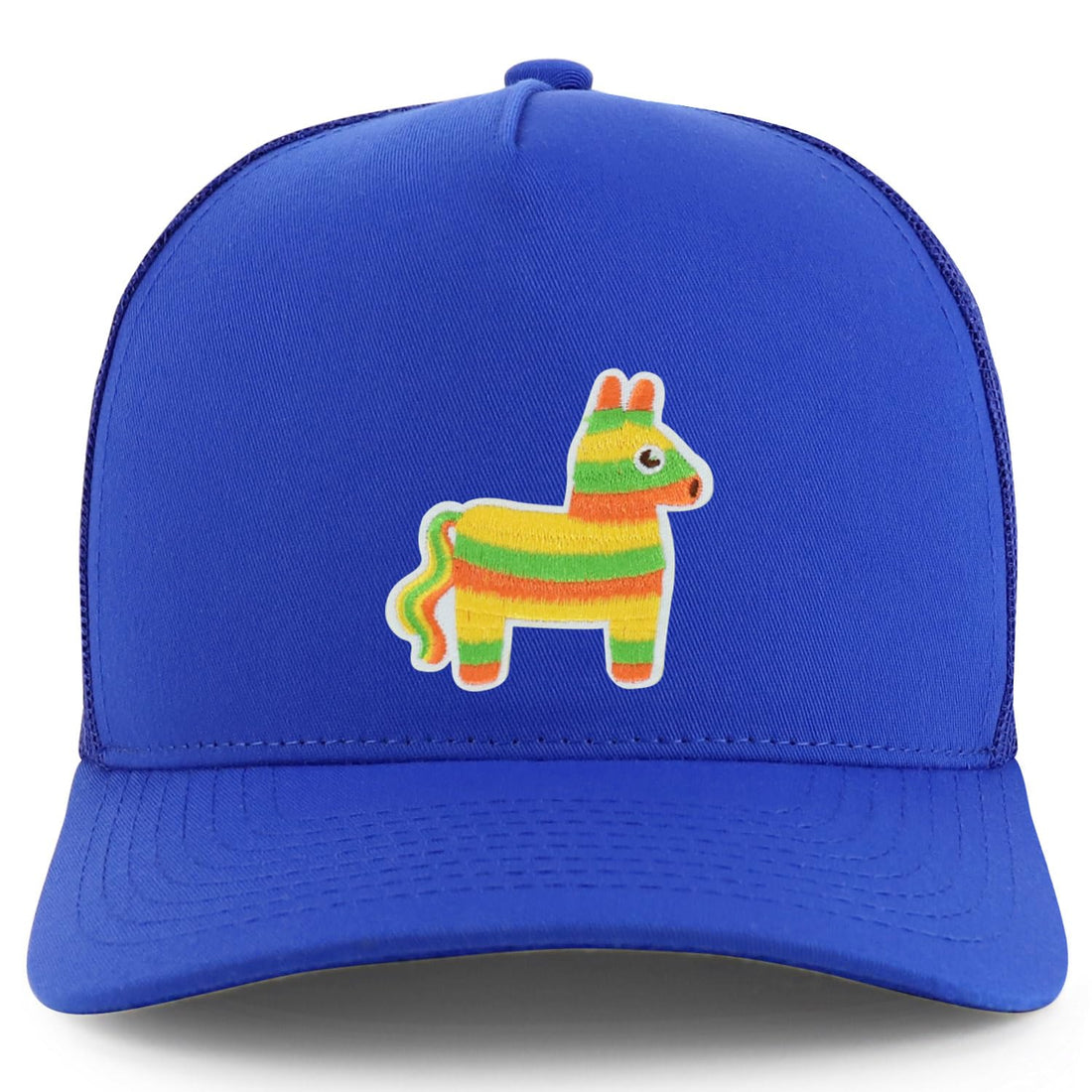 Trendy Apparel Shop Mexican Fiesta Pinata Donkey Embroidered Patch Trucker Cap