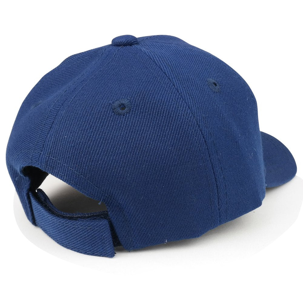 Trendy Apparel Shop Plain Infants Size Structured Adjustable Baseball Cap