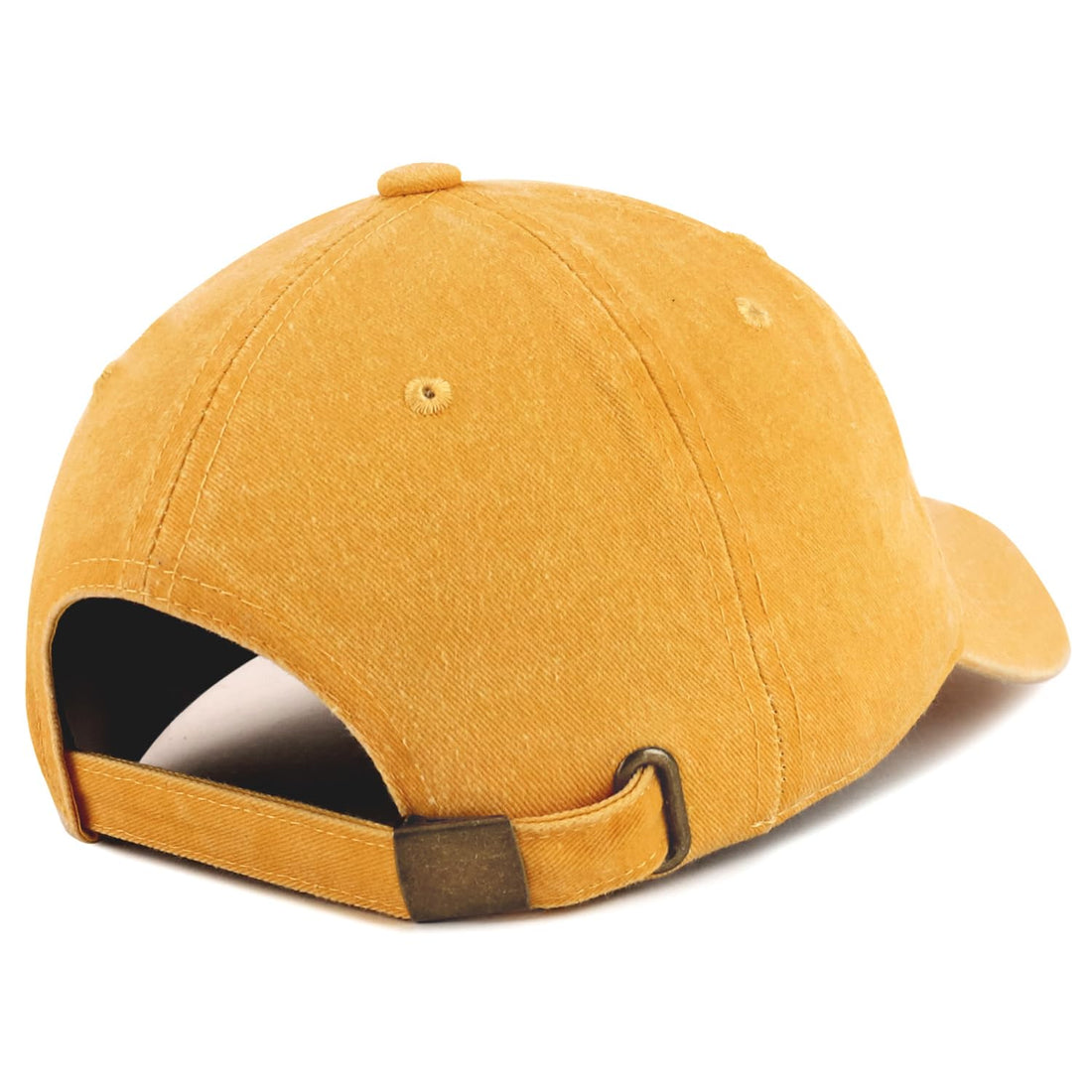 Trendy Apparel Shop Nayarit Mexico Gold Embroidered Patch Pigment Dyed Washed Baseball Cap