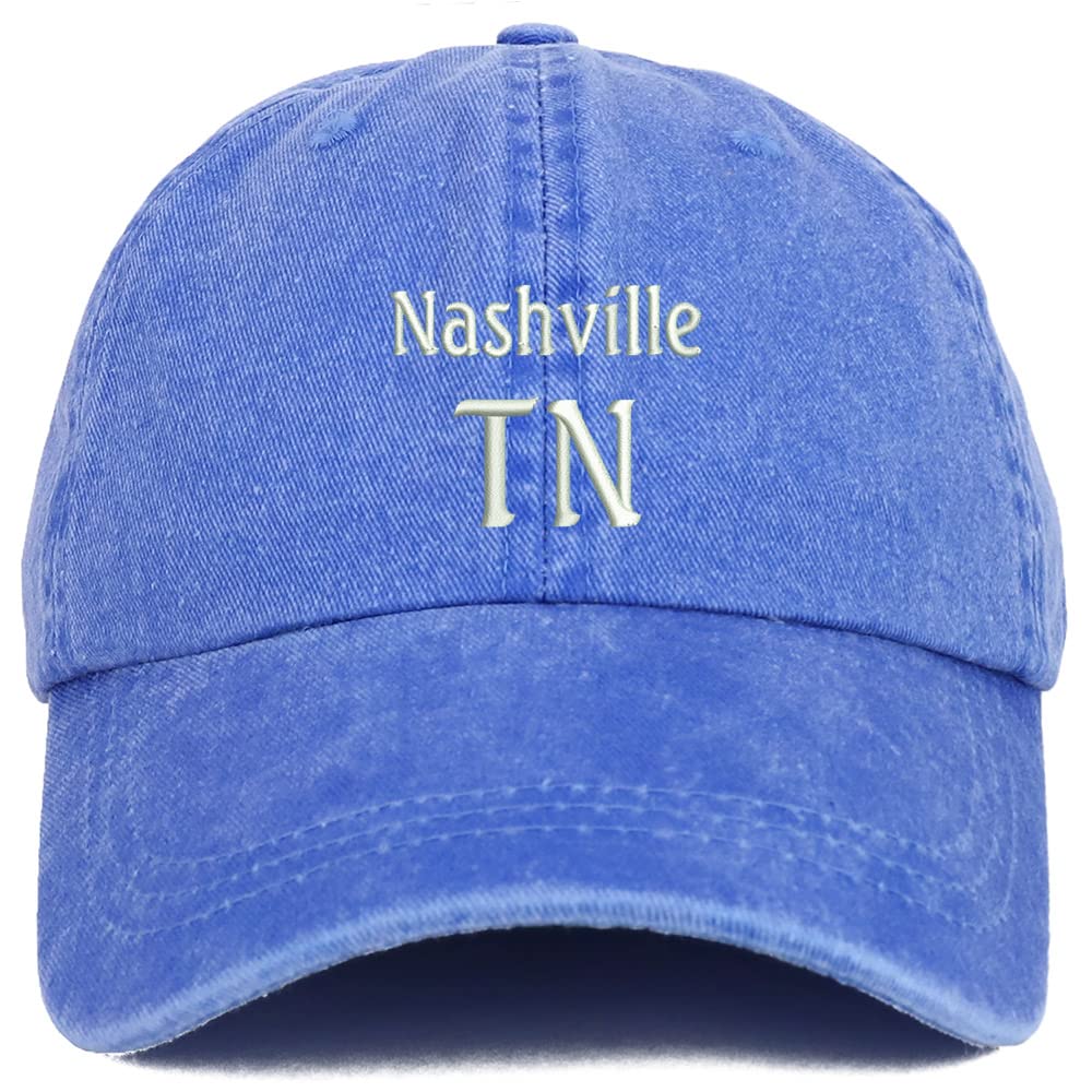 Trendy Apparel Shop Nashville TN Embroidered Pigment Dyed Washed Baseball Cap