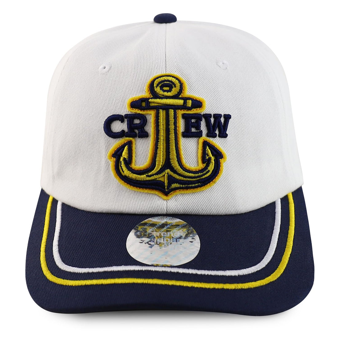 Trendy Apparel Shop Captain, First Mate & Crew 3D Embroidered Baseball Cap
