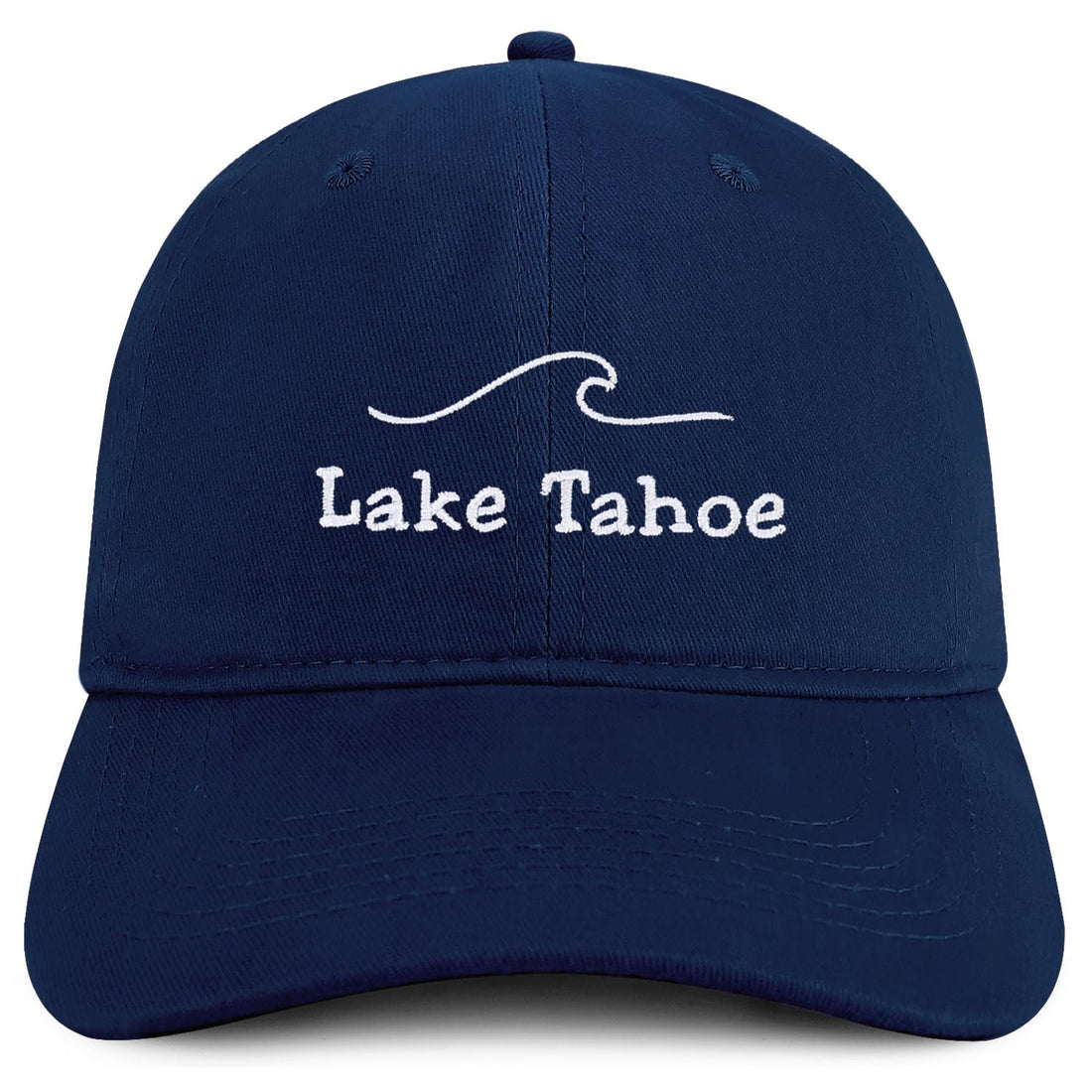 Trendy Apparel Shop Lake Tahoe Embroidered Cotton Unstructured Low Profile Dad Hat