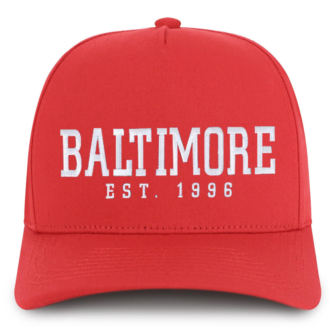 Trendy Apparel Shop Baltimore Est.1996 Embroidered 5 Panel Structured Baseball Cap