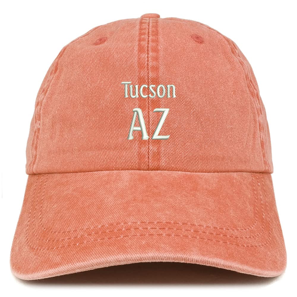 Trendy Apparel Shop Tucson AZ Embroidered Pigment Dyed Washed Baseball Cap