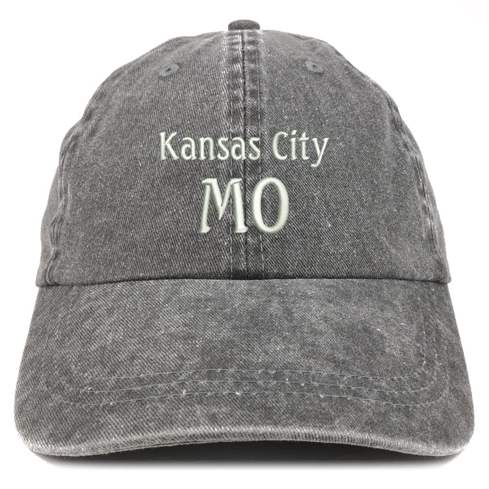 Trendy Apparel Shop Kansas City MO Embroidered Pigment Dyed Washed Baseball Cap