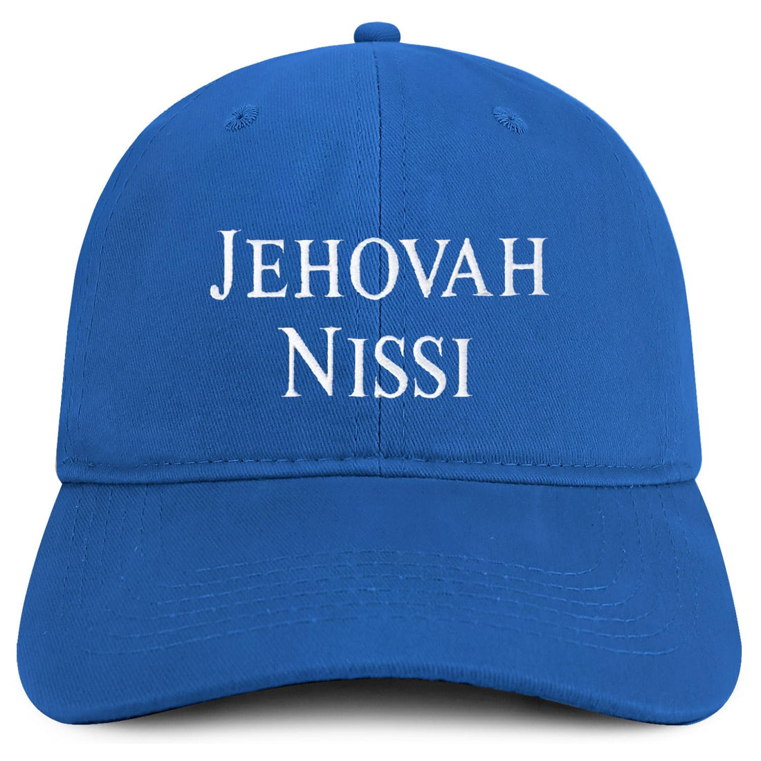 Trendy Apparel Shop Jehovah Nissi Embroidered Soft Cotton Baseball Cap