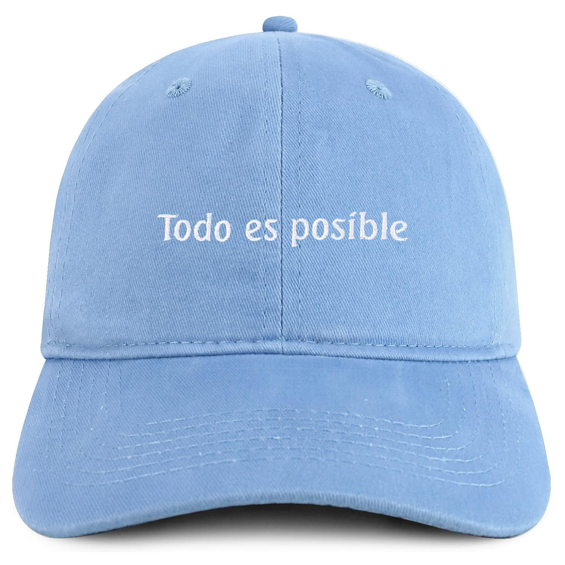 Trendy Apparel Shop Todo ES posible Embroidered Cotton Low Profile Dad Hat