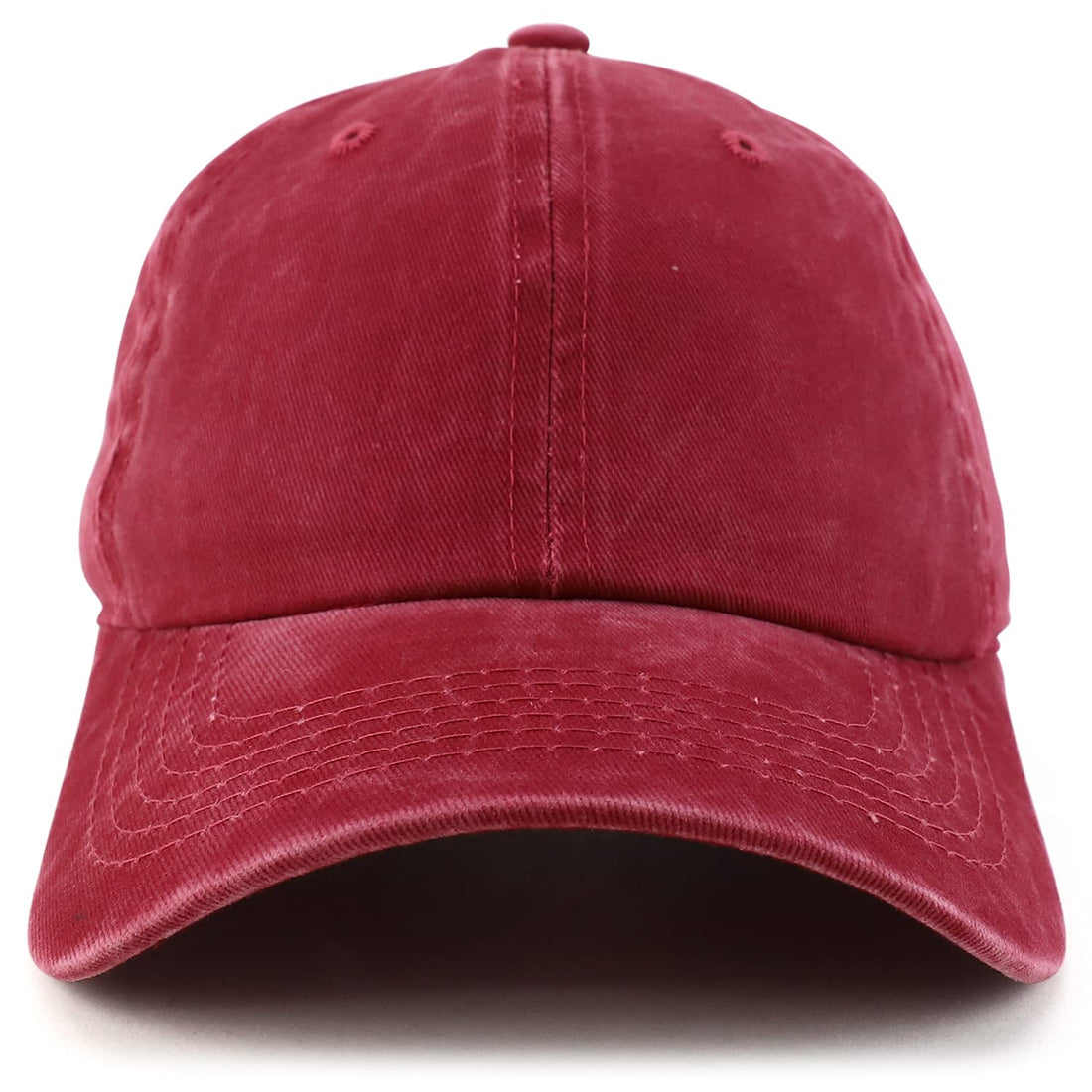 Trendy Apparel Shop Plain Unisex Unstructured Pigment Dyed Washed Baseball Cap