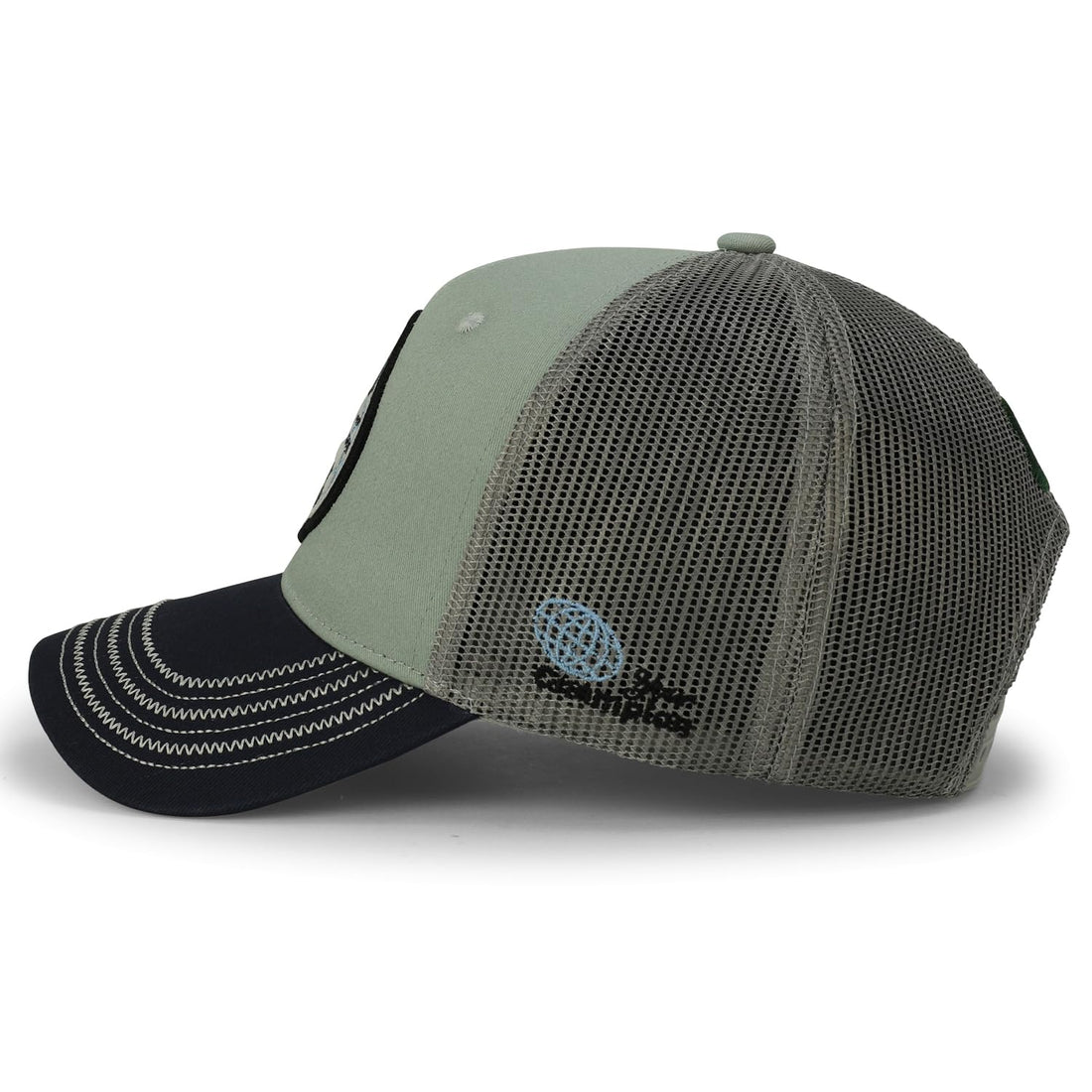 Trendy Apparel Shop Champion Embroidered Snapback Trucker Cap