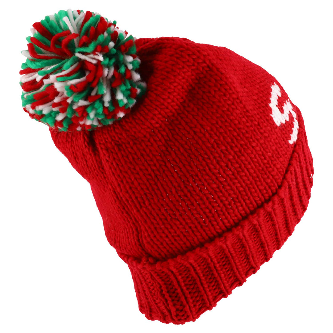 Trendy Apparel Shop Happy Holidays Christmas Theme Winter Xmas Pom Beanies
