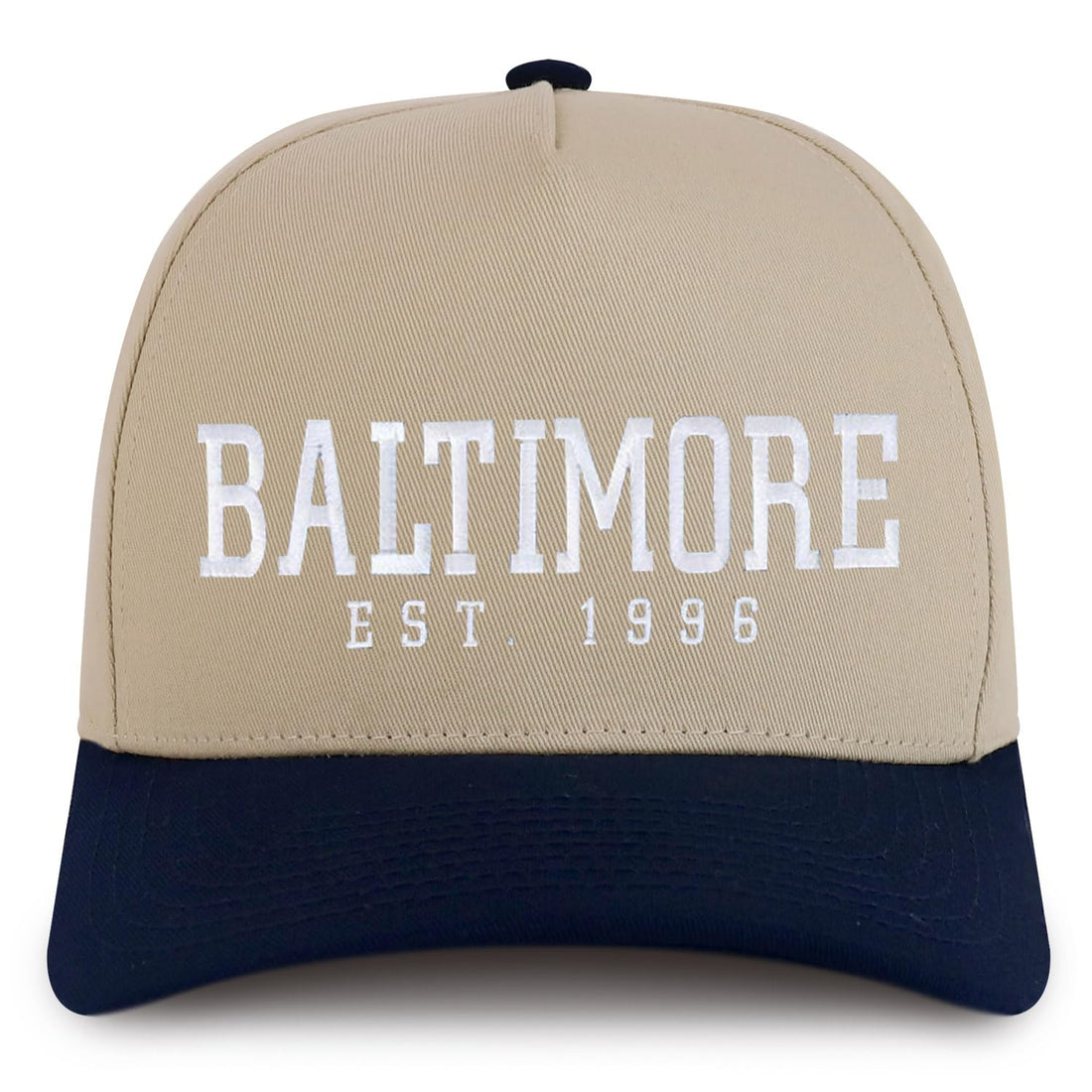 Trendy Apparel Shop Baltimore Est.1996 Embroidered 5 Panel Structured Baseball Cap