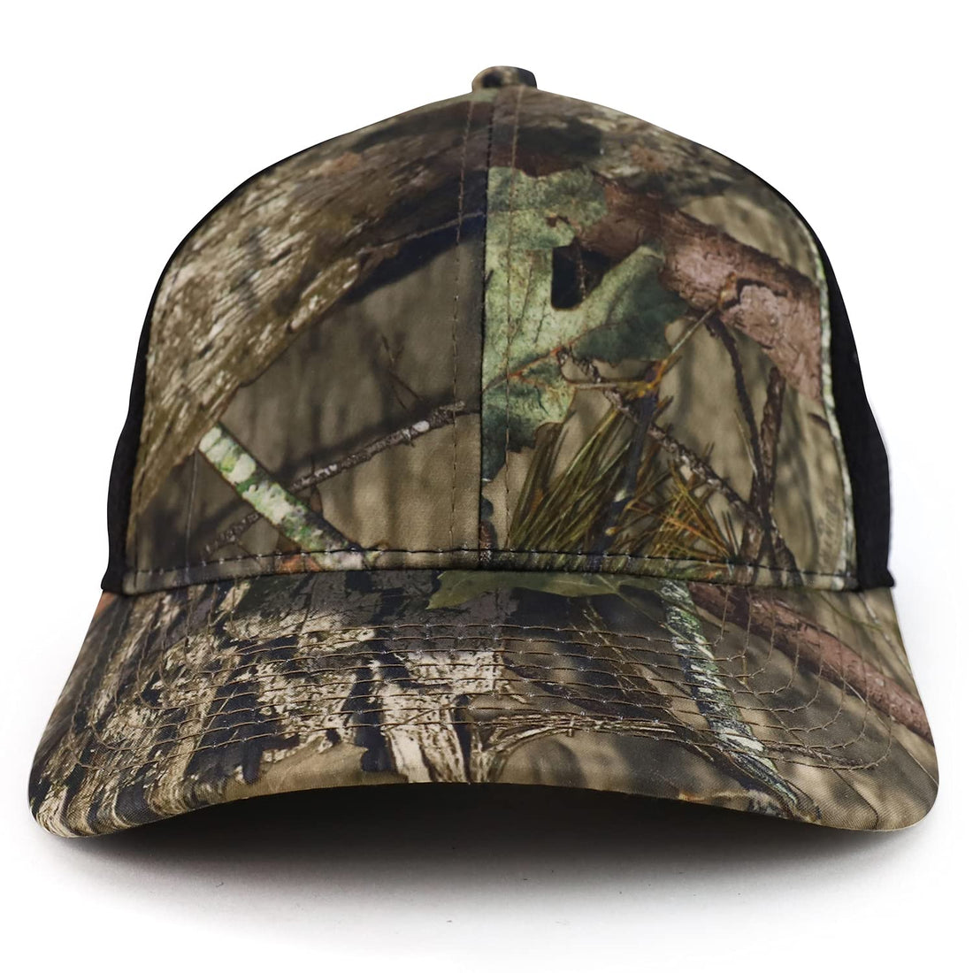 Trendy Apparel Shop Performance Camouflage Mesh Back Trucker Snapback Cap